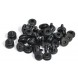 Anti-Vibration Thumb Screw Kit Black - 20 Pack