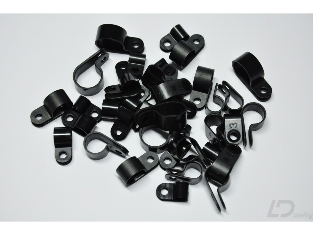 Cable Management Clips Black Mixed 40 Pack LD Cooling Computer Cases