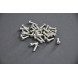 Silver Screws M3 x 10 - pack of 50