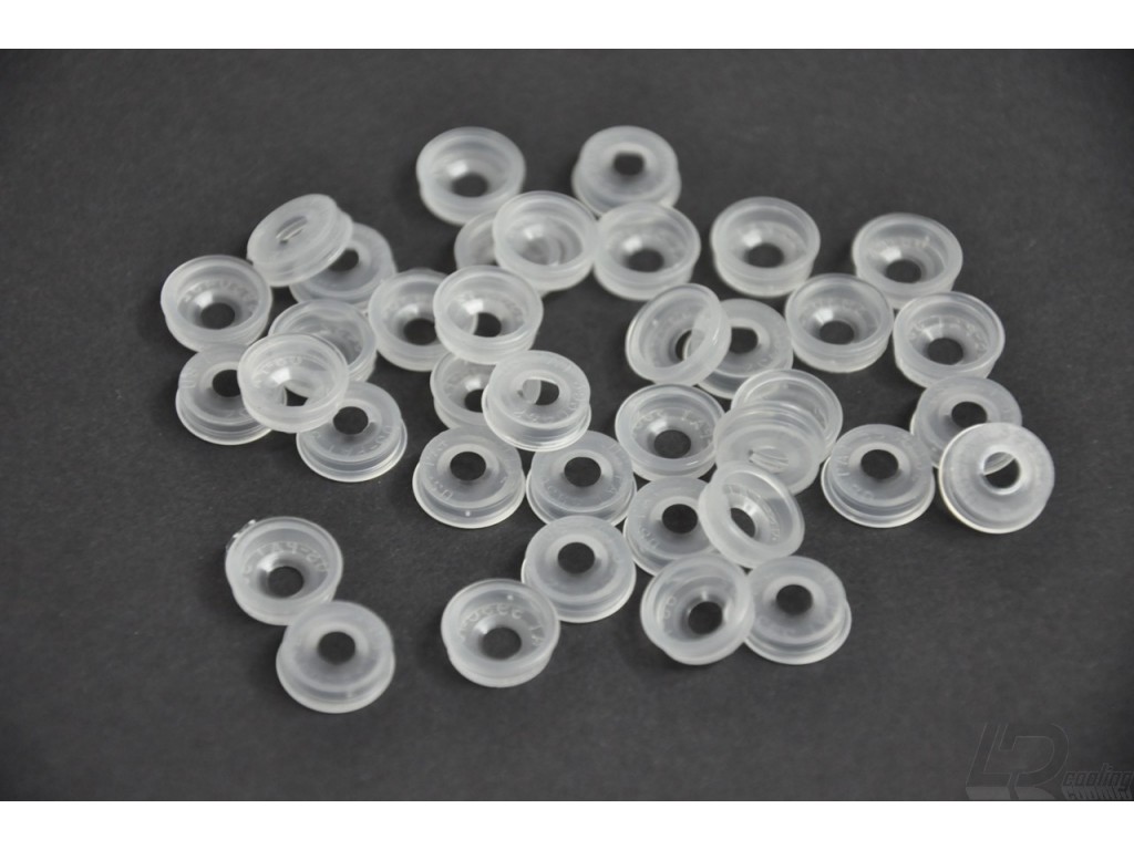 White Screw Caps pack of 25 LD Cooling Computer Cases