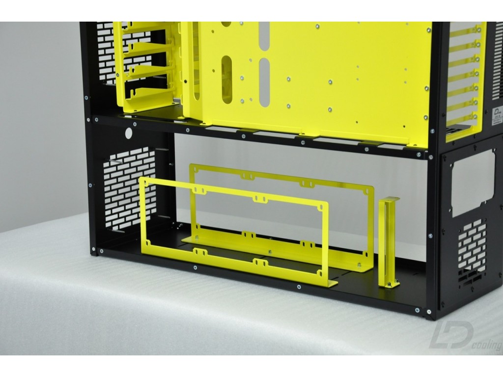 LD PCV8 ATX/HPTX Black/Yellow LD Cooling Computer Cases