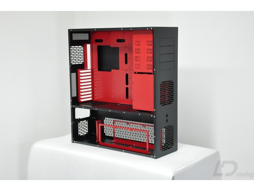 LD PCV8 ATX/HPTX Black/Red LD Cooling Computer Cases
