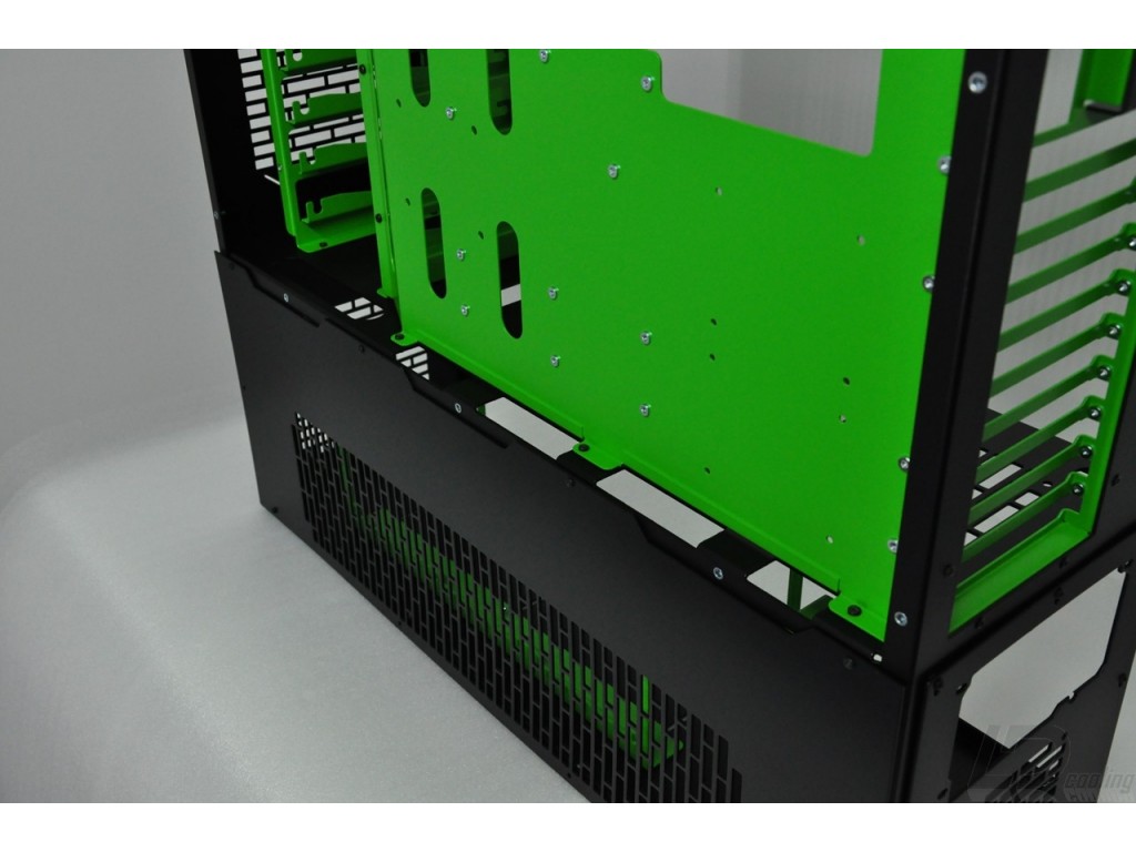 LD PCV8 Black/Green LD Cooling Computer Cases