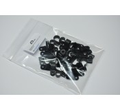 Cable Management Clips Black Mixed - 40 Pack