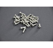 Silver Screws M3 x 10 - pack of 50