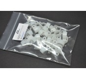 Cable Management Clips White Mixed - 40 Pack