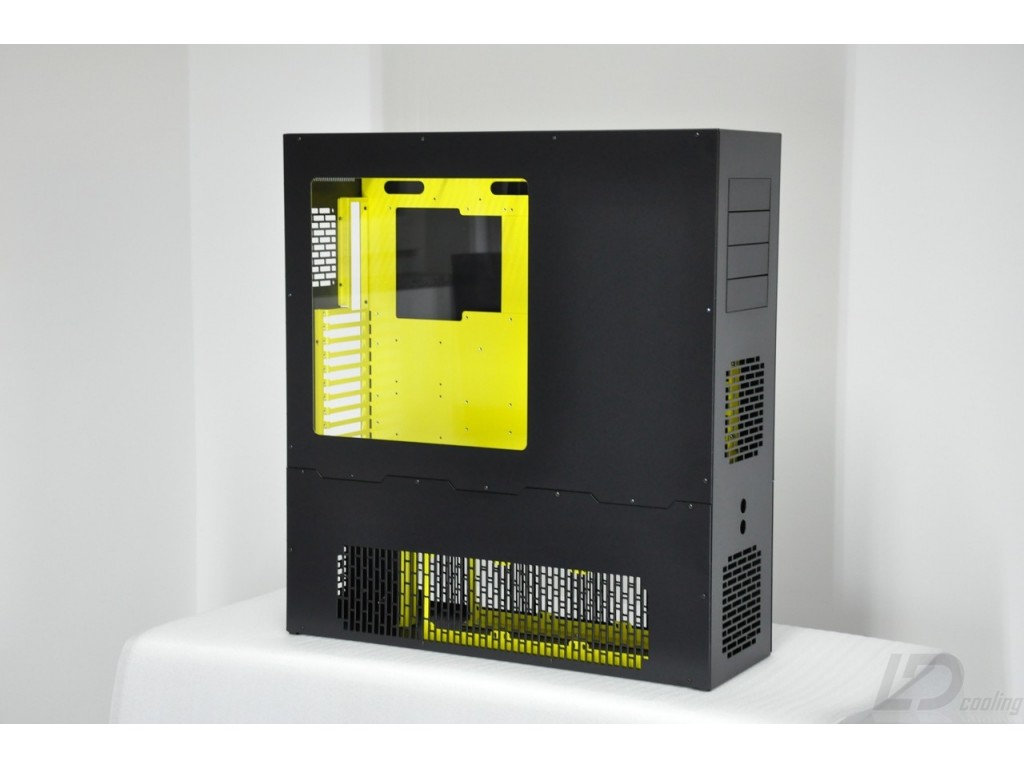 LD PC-V8 ATX/HPTX Black/Yellow - LD Cooling Computer Cases