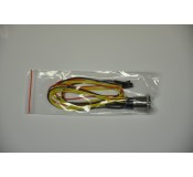 White Illuminated Vandal Switch - 19mm - Silver Housing - Ring Illumination